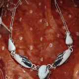 Statement Choker in White Buffalo - Golden Road Crafted