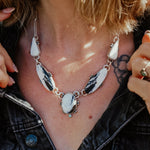 Statement Choker in White Buffalo - Golden Road Crafted