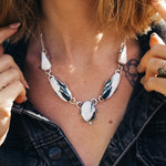 Statement Choker in White Buffalo - Golden Road Crafted
