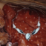 Statement Choker in White Buffalo - Golden Road Crafted