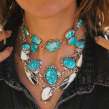 Statement Choker in White Buffalo - Golden Road Crafted