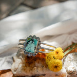 Statement Cuff In Hubei Turquoise - Golden Road Crafted