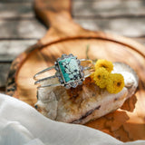 Statement Cuff In Hubei Turquoise - Golden Road Crafted