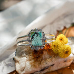 Statement Cuff In Hubei Turquoise - Golden Road Crafted