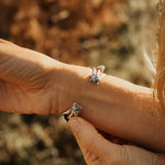 Statement Cuff in Hubei Turquoise - Golden Road Crafted