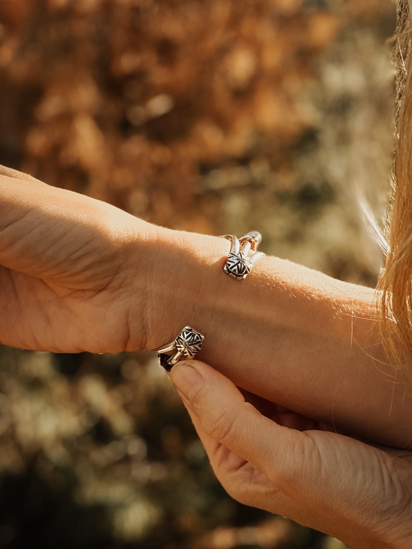 Statement Cuff in Hubei Turquoise - Golden Road Crafted