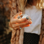 Statement Cuff in Hubei Turquoise - Golden Road Crafted