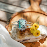 Statement Cuff In Hubei Turquoise - Golden Road Crafted