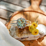 Statement Cuff In Hubei Turquoise - Golden Road Crafted