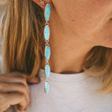 Statement Drip Earrings in Campitos - Golden Road Crafted