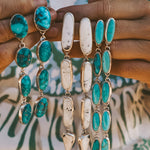 Statement Drip Earrings in Campitos - Golden Road Crafted