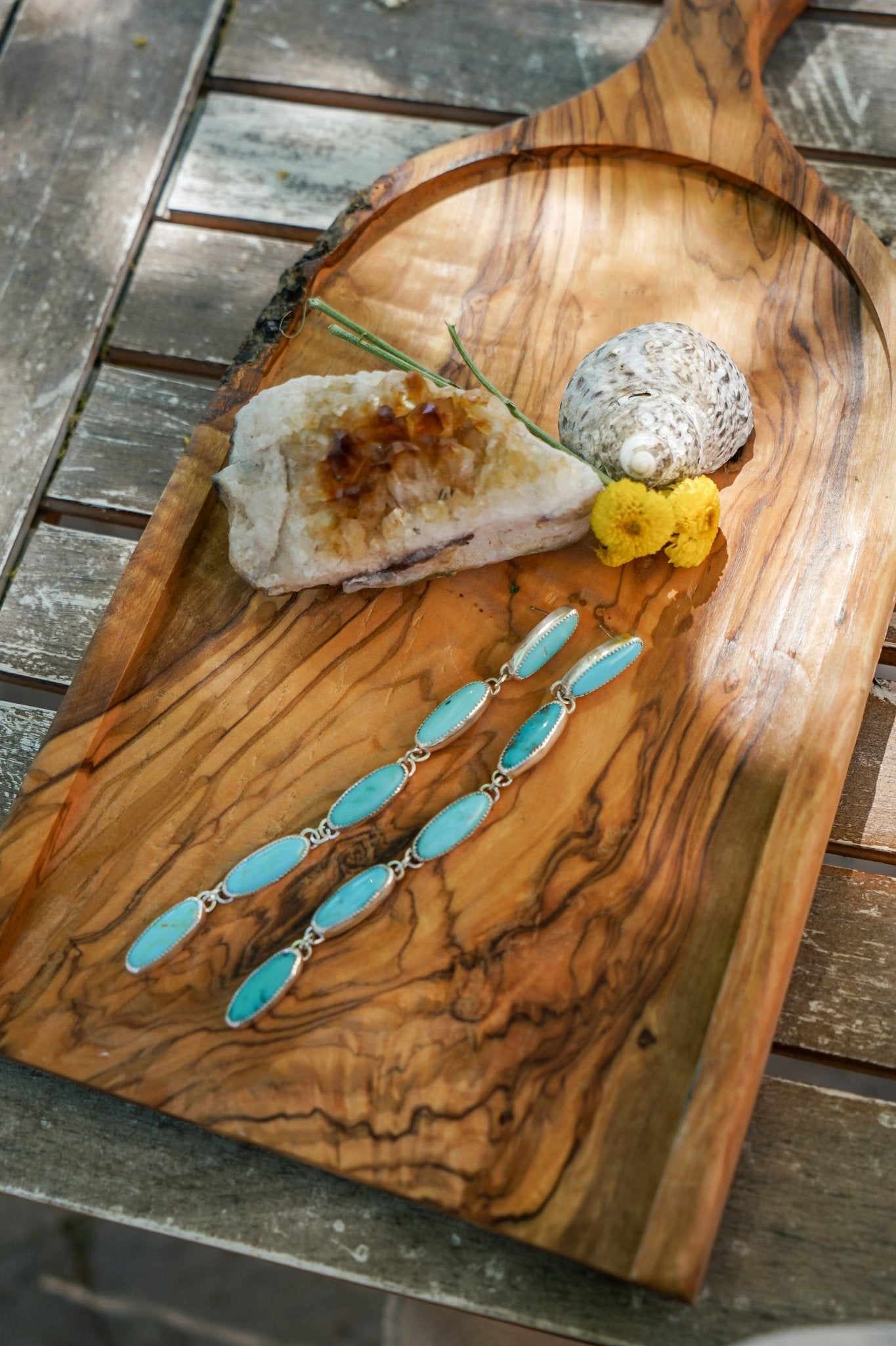 Statement Drip Earrings in Campitos - Golden Road Crafted