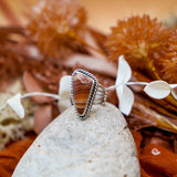 Statement Ring in Jasper (Size 7.25) - Golden Road Crafted