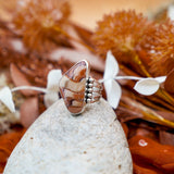 Statement Ring in Jasper (Size 9.75) - Golden Road Crafted