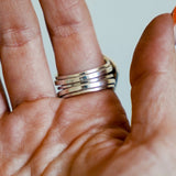 Statement Ring in Jasper (Size 9.75) - Golden Road Crafted