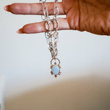 Sterling Opal Necklace - Golden Road Crafted