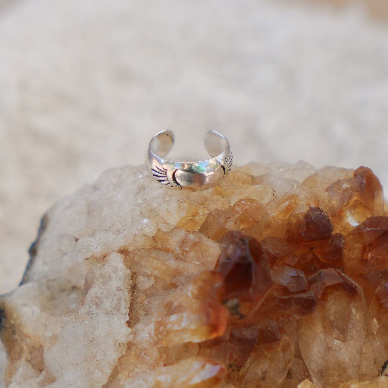 Sterling Silver Ear Cuff - Golden Road Crafted