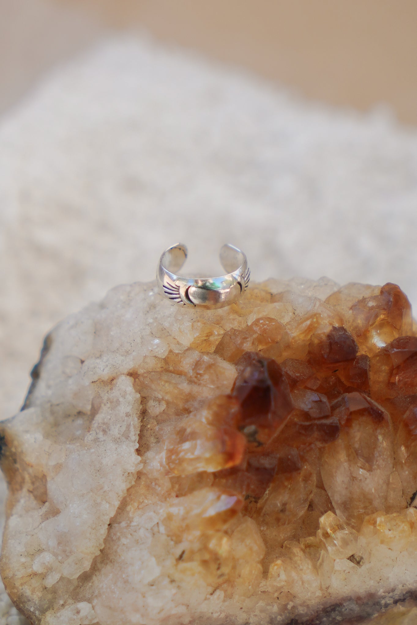 Sterling Silver Ear Cuff - Golden Road Crafted