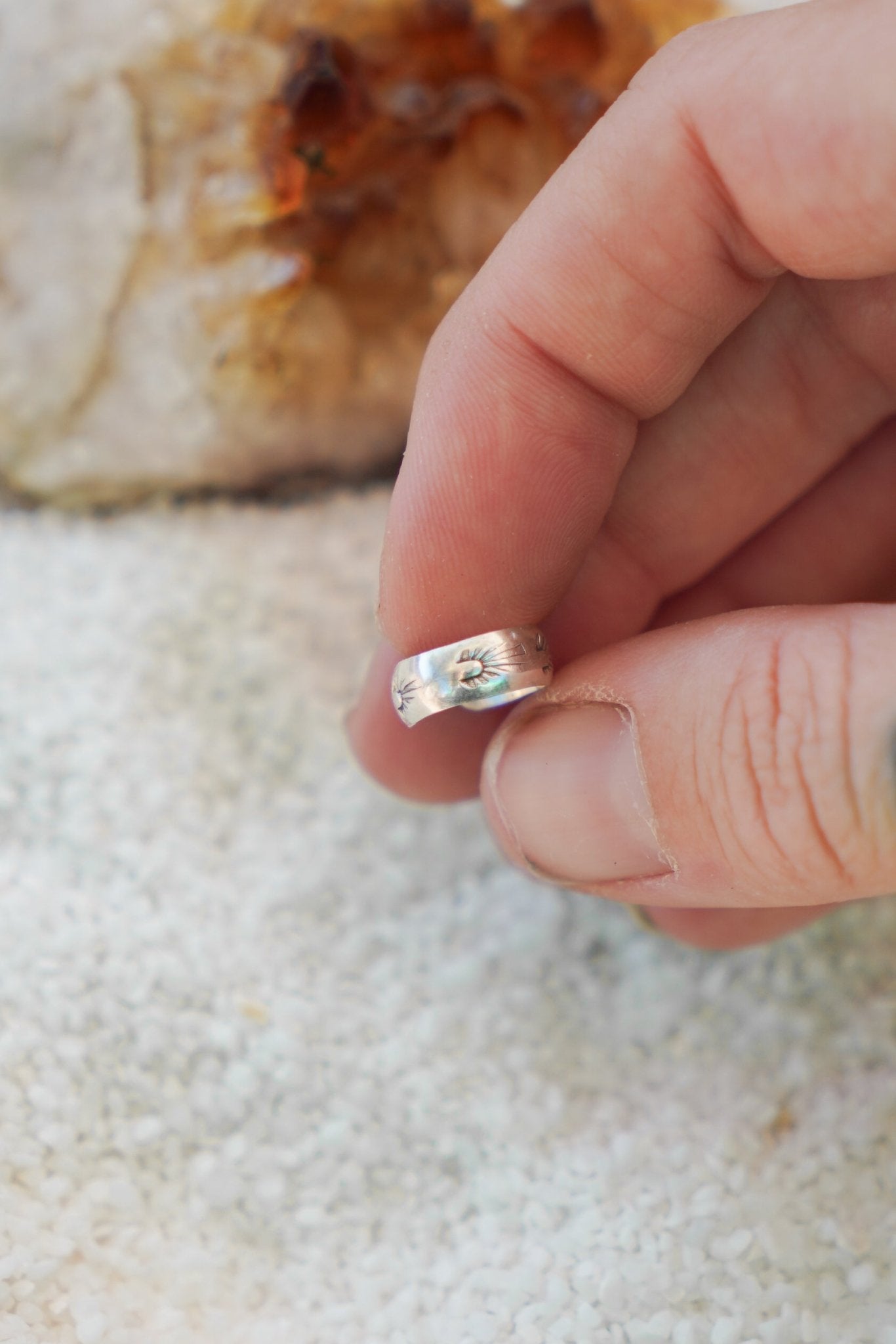 Sterling Silver Ear Cuff - Golden Road Crafted