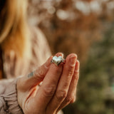 Sterling Silver Heart Ring (Made to Order) - Golden Road Crafted