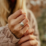 Sterling Silver Heart Ring (Made to Order) - Golden Road Crafted