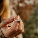 Sterling Silver Heart Ring (Made to Order) - Golden Road Crafted