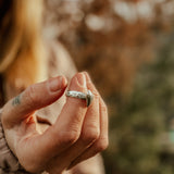 Sterling Silver Heart Ring (Made to Order) - Golden Road Crafted