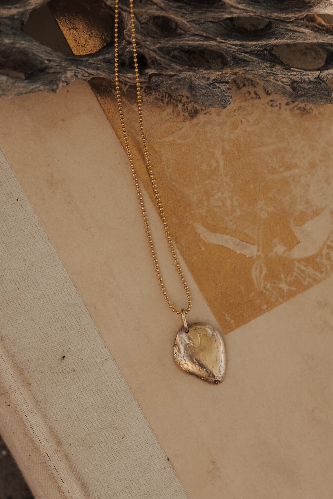 Strawberry Necklace in 14k Gold - Fill - Golden Road Crafted