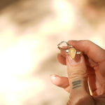 Sunrise Stacker Ring Set in Ethiopian Opal (Size 6) - Golden Road Crafted