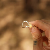 Sunrise Stacker Ring Set in Ethiopian Opal (Size 6) - Golden Road Crafted