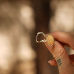 Sunrise Stacker Ring Set in Ethiopian Opal (Size 7.5) - Golden Road Crafted