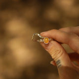Sunrise Stacker Ring Set in Ethiopian Opal (Size 7.5) - Golden Road Crafted