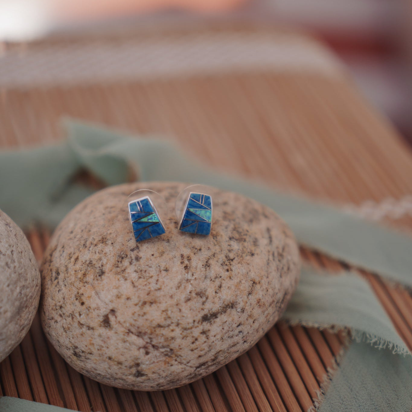 The Altar Inlay Studs - Golden Road Crafted