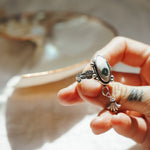 The Altar Ring in Ocean Jasper (Size 8.5) - Golden Road Crafted