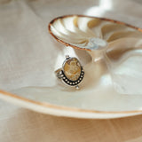 The Altar Ring in Ocean Jasper (Size 9.25) - Golden Road Crafted