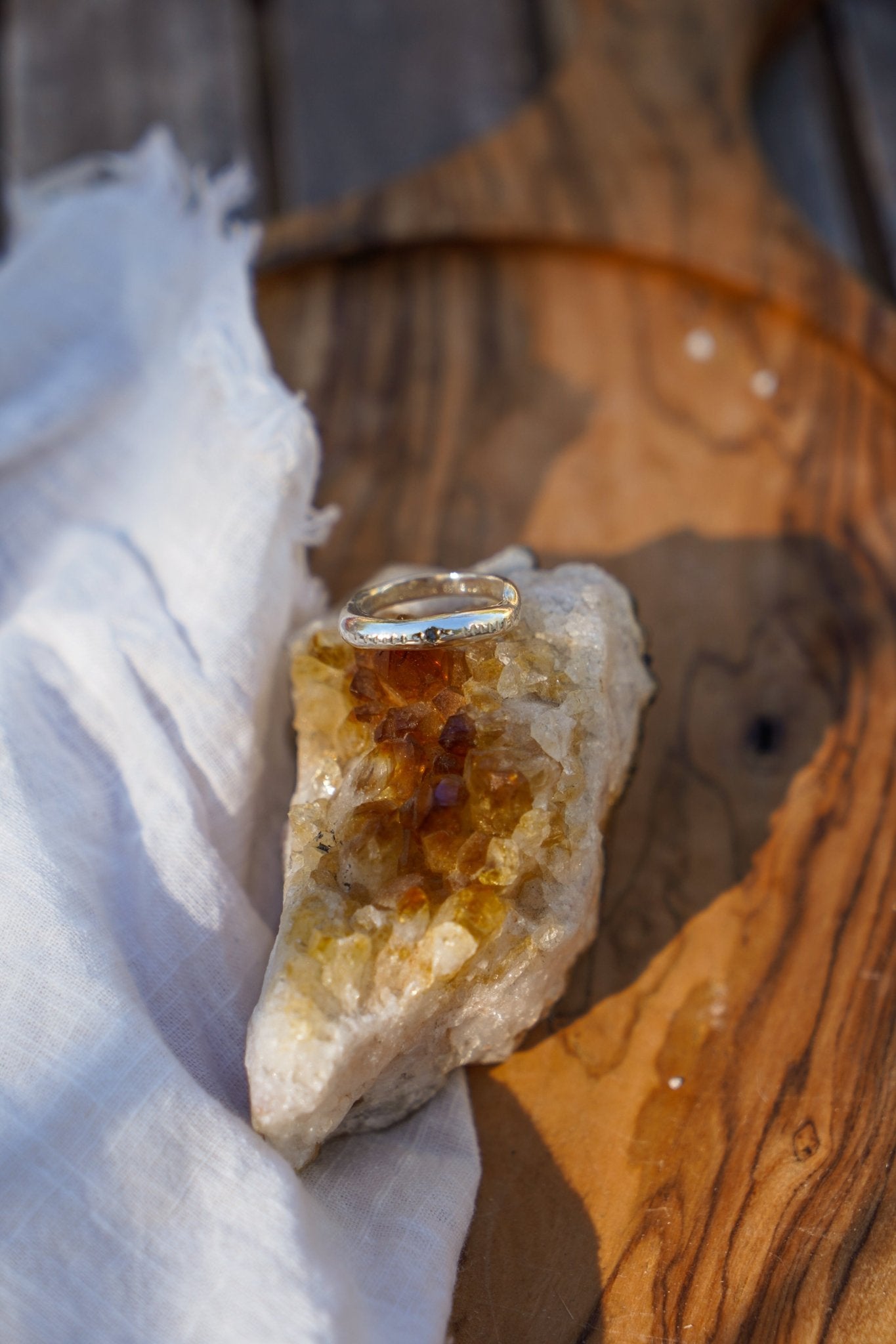 The Atlas Birthstone Ring - Golden Road Crafted