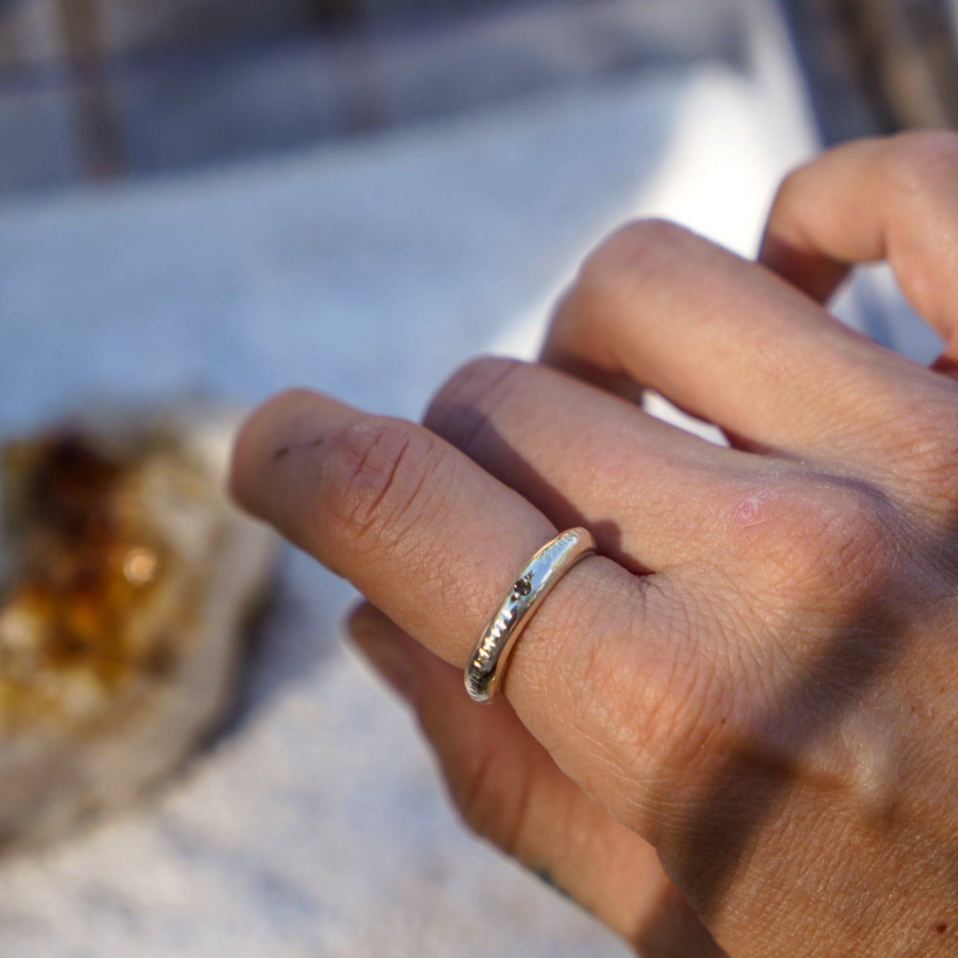 The Atlas Birthstone Ring - Golden Road Crafted