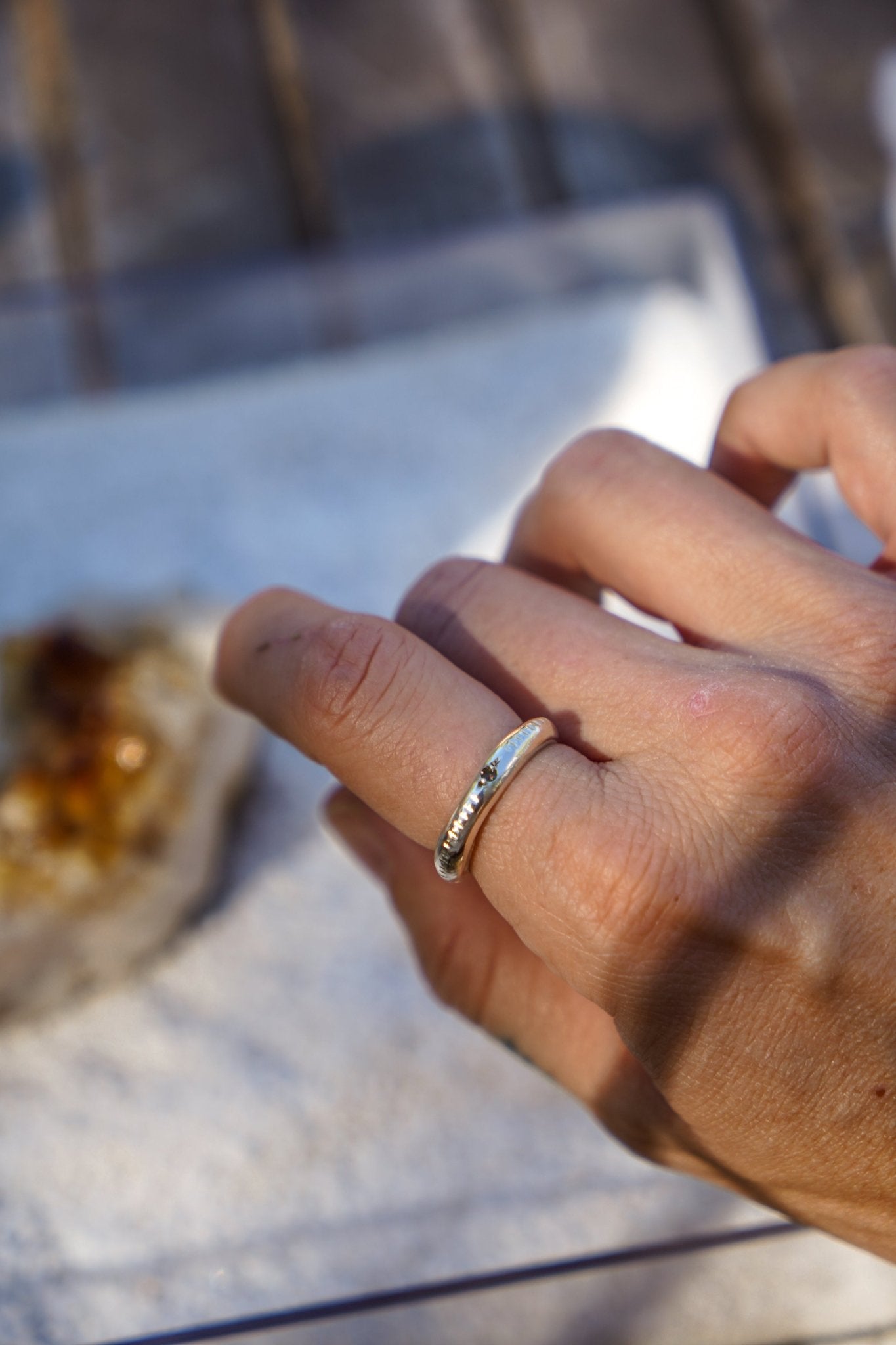 The Atlas Birthstone Ring - Golden Road Crafted