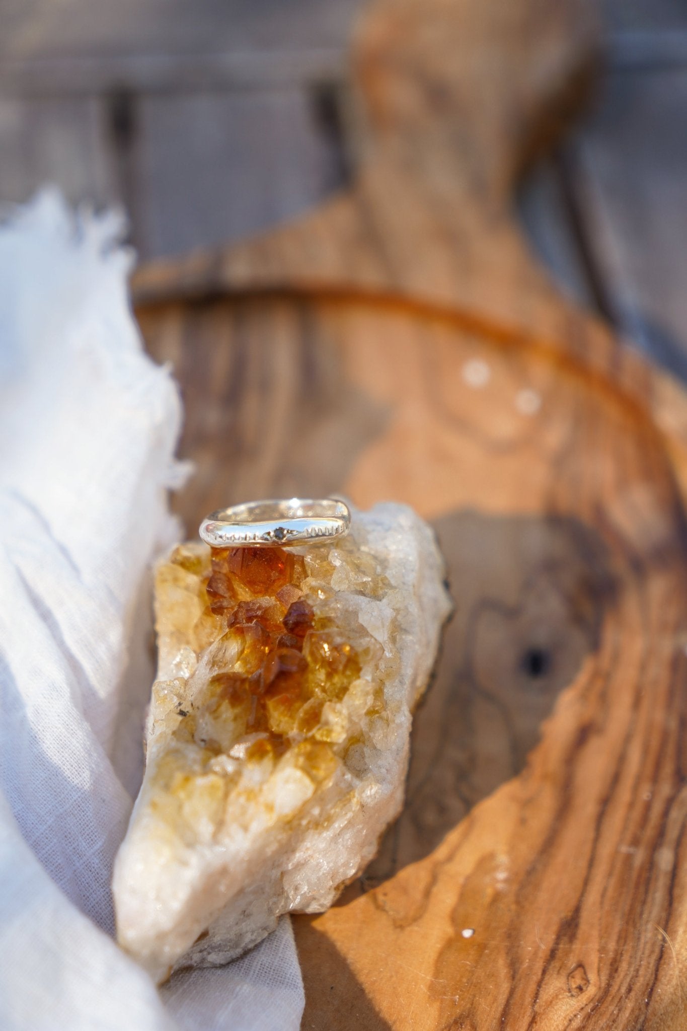 The Atlas Birthstone Ring - Golden Road Crafted