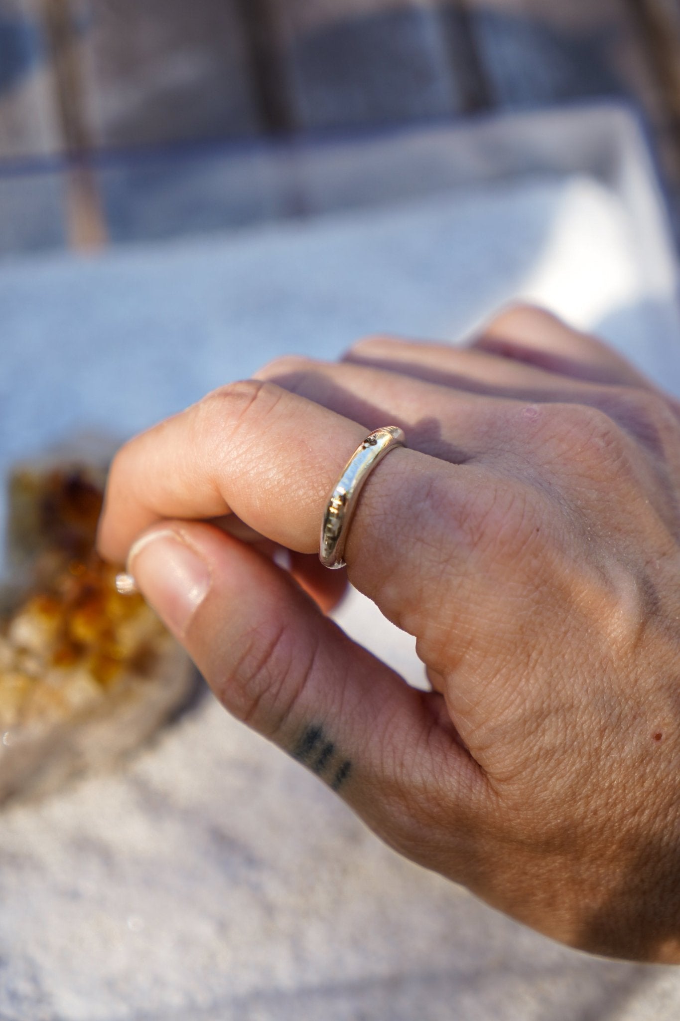 The Atlas Birthstone Ring - Golden Road Crafted