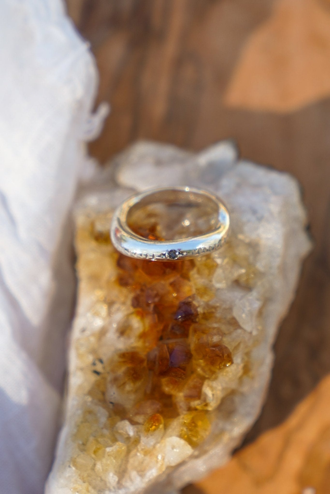 The Atlas Birthstone Ring - Golden Road Crafted