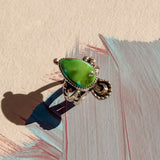 The Atlas Ring in Sonoran Mtn (Size 7) - Golden Road Crafted