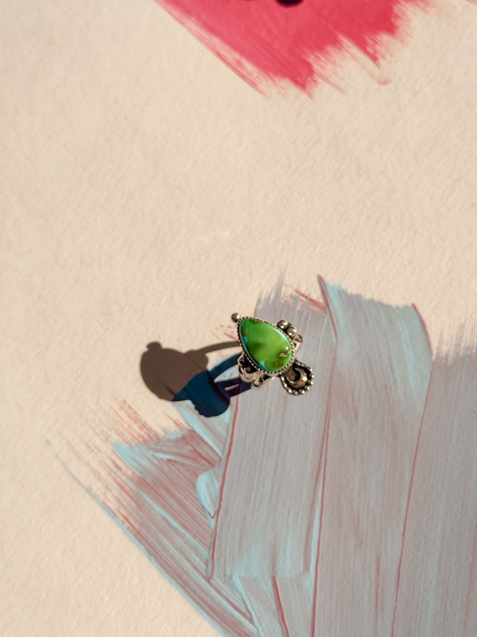 The Atlas Ring in Sonoran Mtn (Size 7) - Golden Road Crafted