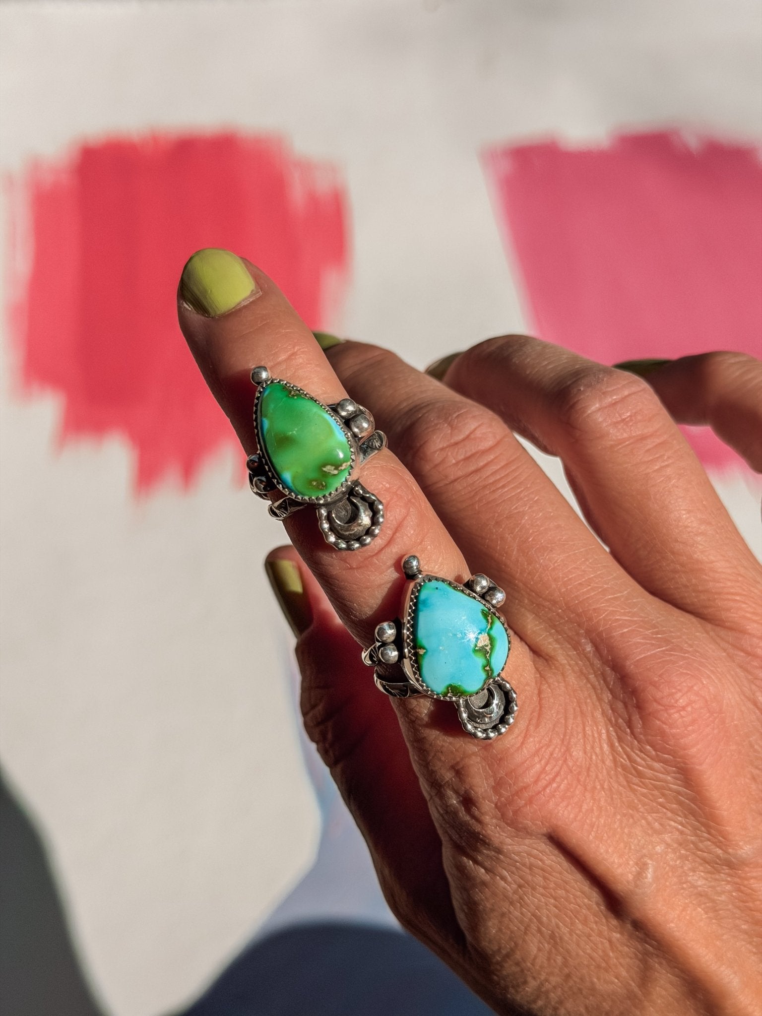 The Atlas Ring in Sonoran Mtn (Size 8) - Golden Road Crafted