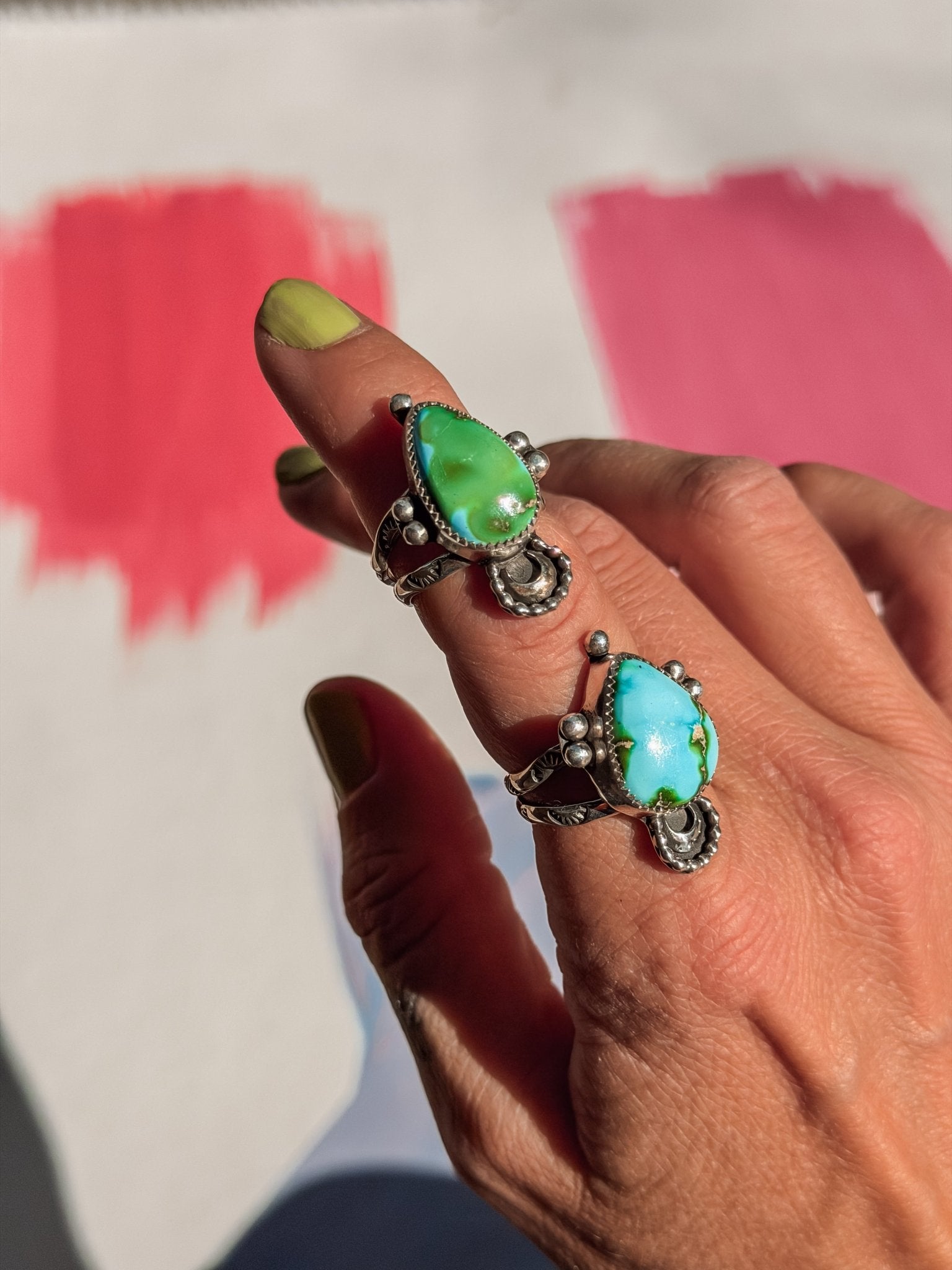 The Atlas Ring in Sonoran Mtn (Size 9) - Golden Road Crafted