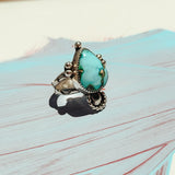 The Atlas Ring in Sonoran Mtn (Size 9) - Golden Road Crafted
