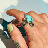 The Atlas Ring in Sonoran Mtn (Size 9) - Golden Road Crafted