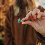 The Blue Sky Ring (Size 8.25) - Golden Road Crafted