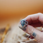 The Boulder Opal Ring (Size 7) - Golden Road Crafted