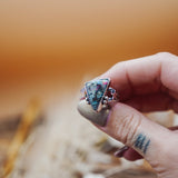 The Boulder Opal Ring (Size 7) - Golden Road Crafted